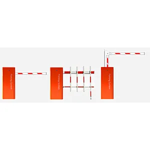 Automatic Car Parking LPR Camera License Plate Recognition System with Folding Boom Barrier Gate