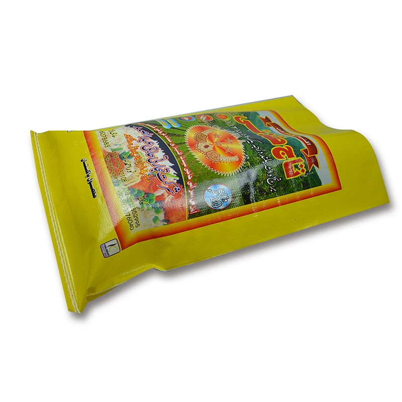 Custom high quality plastic woven bag for for packing rice, flour 80kg 50kg