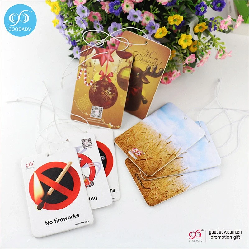 Made in China Bulk cheap custom car scents paper car perfume card