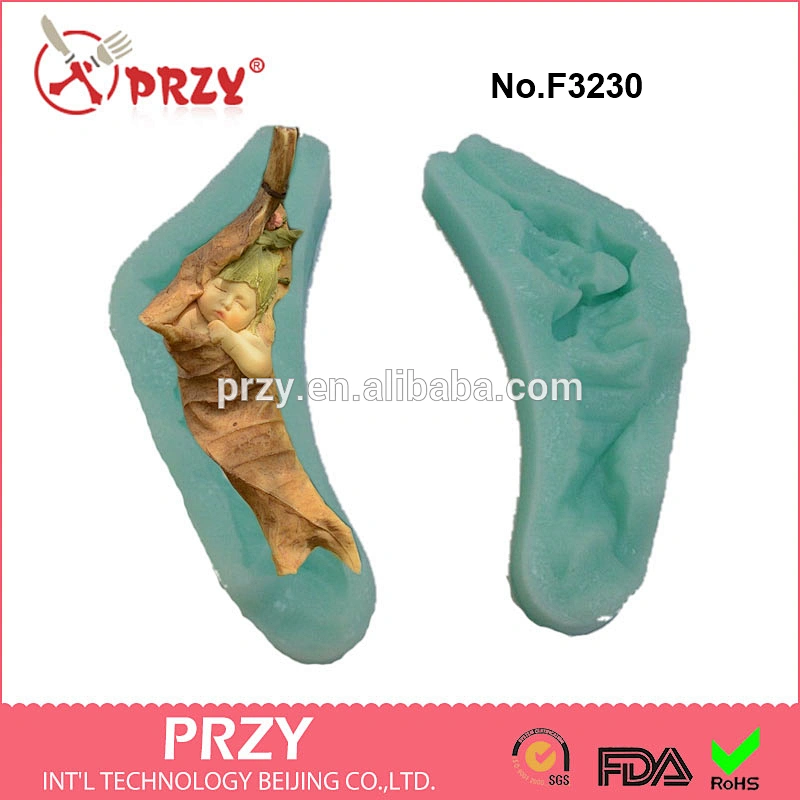 F3230 silicone baby fondant mold,two side mold,polymer clay mold