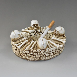 S9120 Halloween silicone mold skull ashtray diy molds Concrete clay mould skull handmade molds decoration