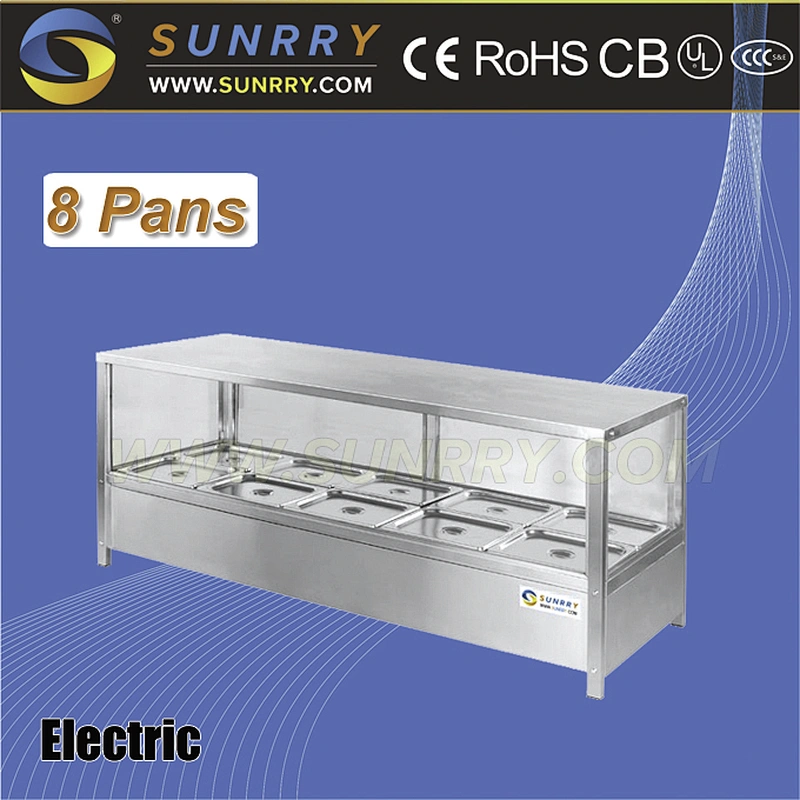 High-Efficiency Catering Equipment Counter Top Hot Food display Warmer and Bain Marie for Sale