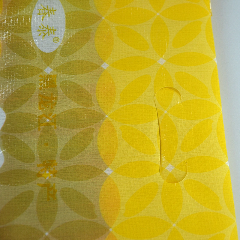 Custom wholesale 10kg large rice bag with handle