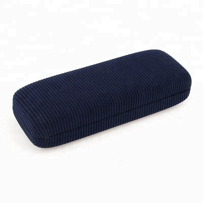 Portable Minimalist Soft Ribbed Spectacle Case for Daily Use