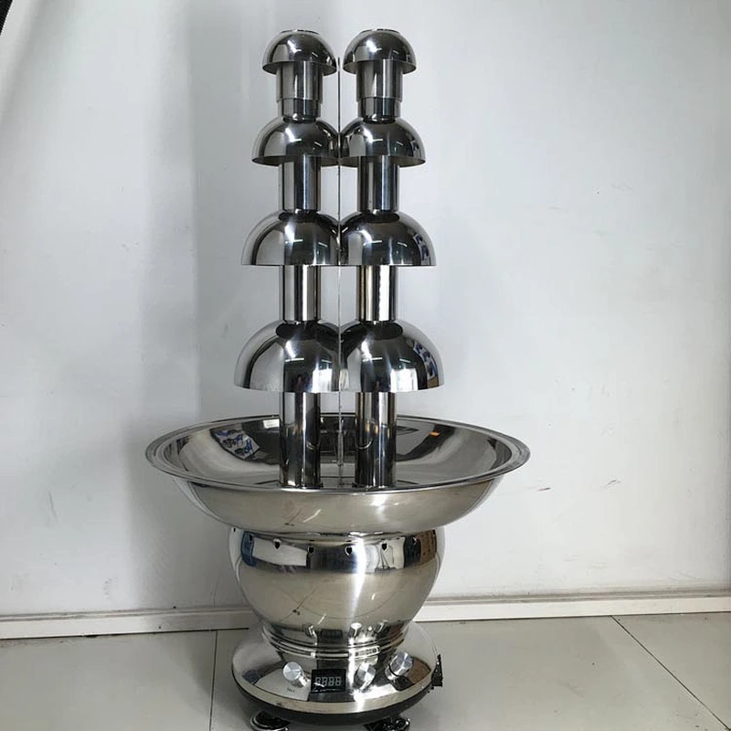 Commerical electric high quality stainless steel chocolate fountain machine price