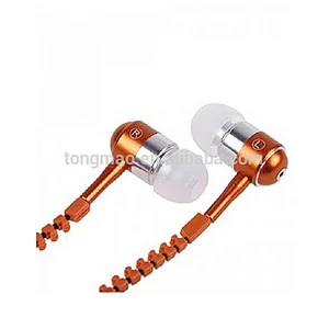 Mic Noise Isolating Wired Zipper Headphone
