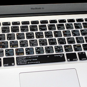 Waterproof VIM VI Silicone Russian Keyboard Shortcuts Covers Skin For mac air book 13 inch Keyboard for macbook pro 13 cover