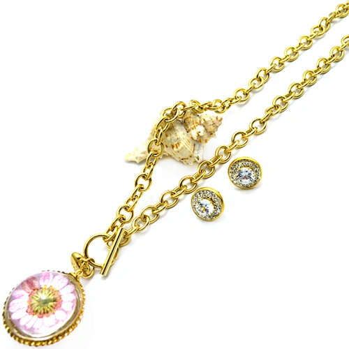 gold plated jewelry set