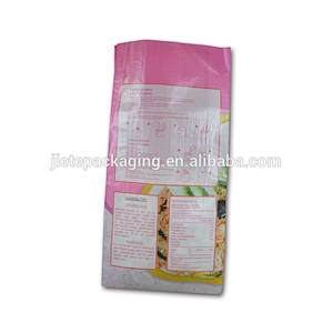 Rice packing pp woven bags 10kg 15kg 25kg