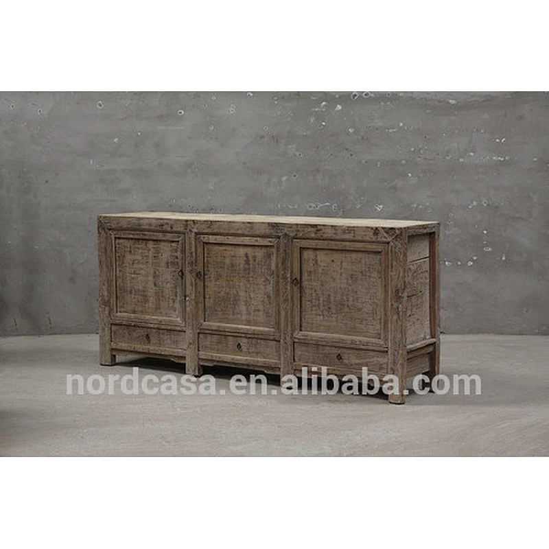 Chinese reclaimed sideboard in elm