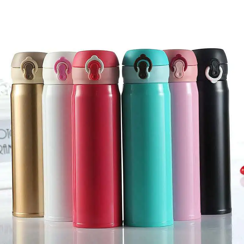 Promotional 500 ml Stainless Steel Vacuum Cup Water Bottle Vacuum Flask Personality Mug