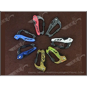 Climbing Button Carabiner Multi Tool Outdoor Camping Folding Knife