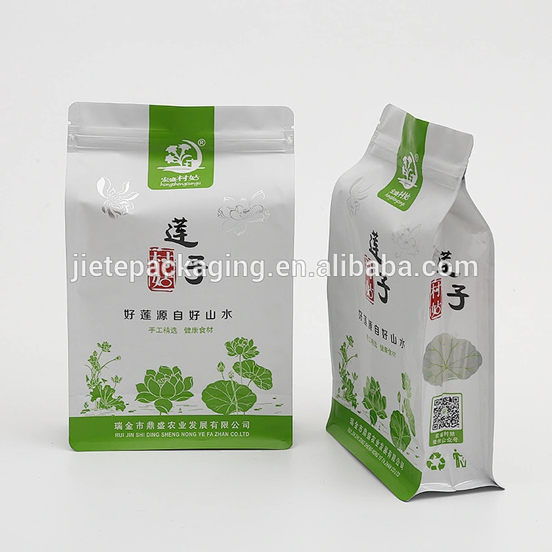 Stand up ziplock pouch food packaging PE plastic bag