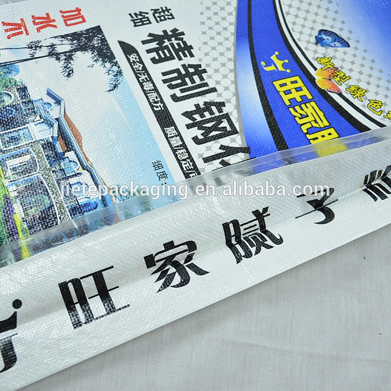 New style polyester polypropylene woven putty bag 20kg
