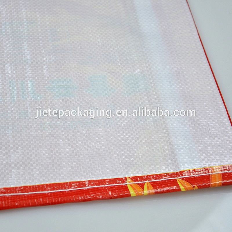 Perfect product rice pp woven bags 25kg white color printing