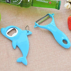 Promotional In Stock Product Household Daily Tool Set Kitchenware Opener Stainless Steel Peeler Set