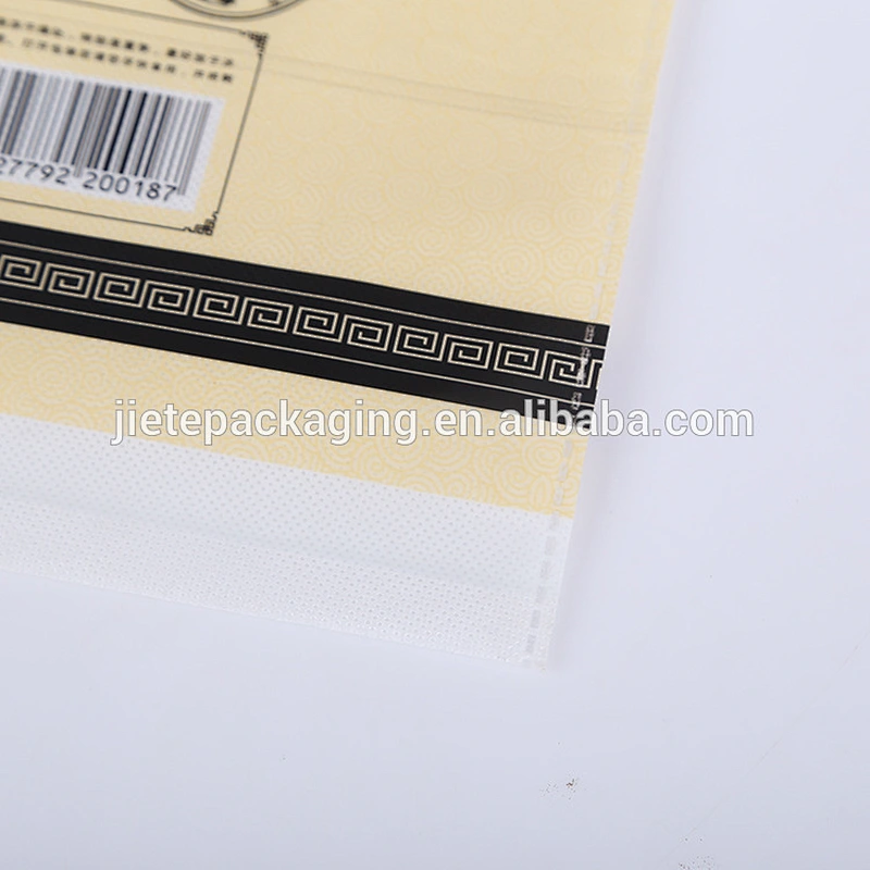 White customized matt bopp film pp non woven flour bag