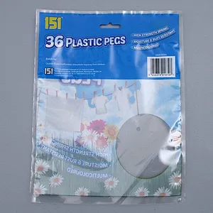 Custom wholesale and transparent self-styled PE bags are used for clothing clamps