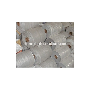 New material transparent virgin pp woven bag fabric roll tubular