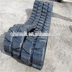 original undercarriage mini rubber track for EC55 excavator