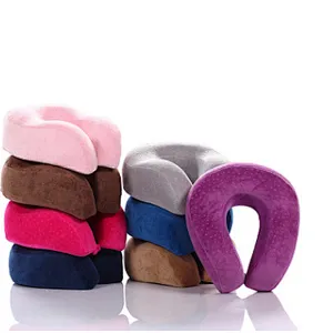 New Unique Health Care Comfort Breathable U shape Memory Foam sleeping travel Nap Neck Multifunctional Pillow