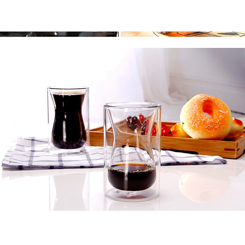 2018 special National wind double wall glass whiskey infuser cup