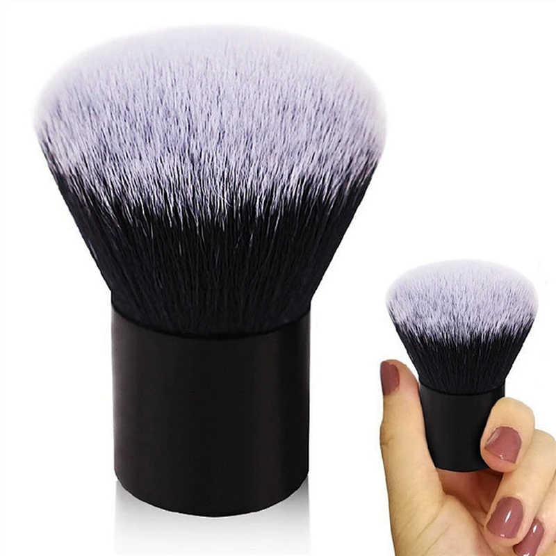 2018 Newest Soft Black Kabuki Mushroom Brush Powder Makeup Brush
