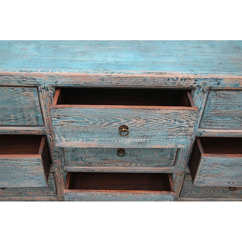 chinese antique reproduction distressed shabby chic buffet living room furniture