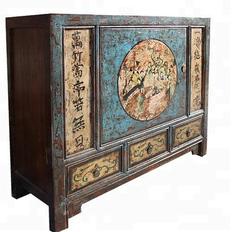 2016 beijing chinese antique furniture & rustic painted furniture