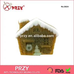 silicone christmas house soap molds