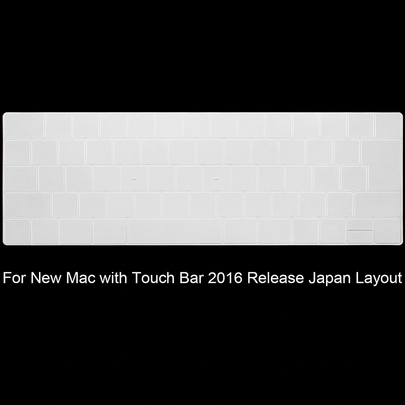 TPU transparent keyboard for macbook pro cover keyboard 13 15 Touch bar keyboard protector