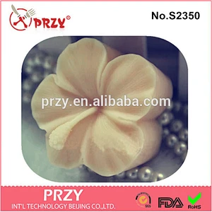 Przy S2350 High quality silicone hibiscus soap mould