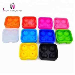 Wholesale BPA-Free Whiskey Ice Balls Custom Silicone Ice Cube Tray With Lids