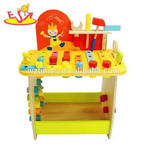 2018 wholesale wooden tool set for kids diy wooden tool set for kids new fashion wooden tool set for kids W03D077