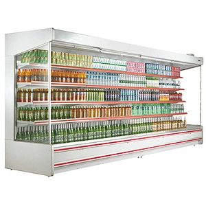 Commercial open display chiller for vegetable and fruit display in supermarket (SUNRRY SY-SVS2000S)