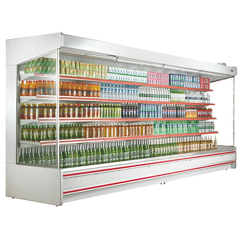 Commercial open display chiller for vegetable and fruit display in supermarket (SUNRRY SY-SVS2000S)