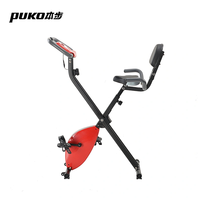 High quality folding exercise bike pedal strap backrest