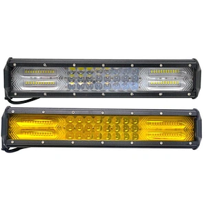 White Amber Flashing 2 Colors Barra LED 4X4 work Light Bar 8 inch to 32 inch led bar off road