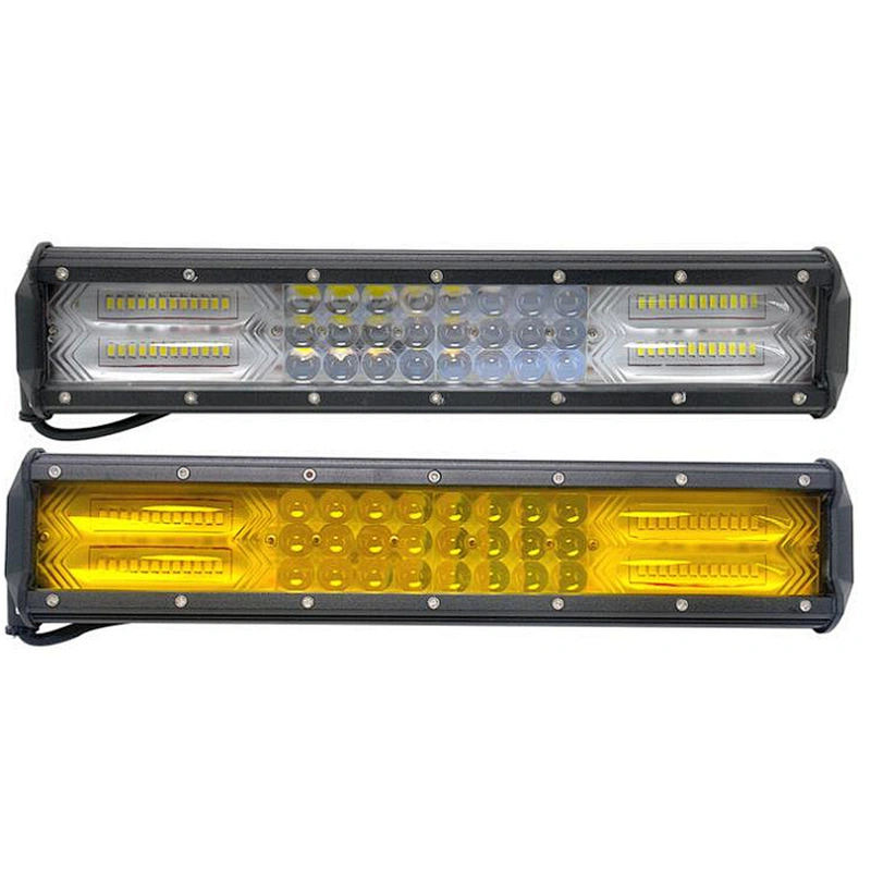 White Amber Flashing 2 Colors Barra LED 4X4 work Light Bar 8 inch to 32 inch led bar off road