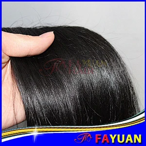 2014 High quality raw material Hair Extension Most fashionable grade 5a 12-36 inch Chinese Natural Straight Raw Hair