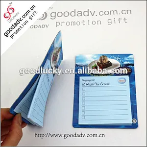 Christmas souvenir promotional gift fridge magnet note pad