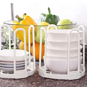 Wholesale  kitchen double cabinet plastic dish rack