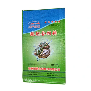 for wild bird 20kg livestock animal feed, BOPP laminated plastic pp woven packaging bag