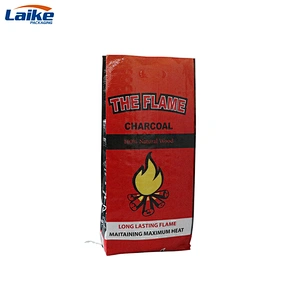 Israel BBQ charcoal bag 5kg ,pp woven charcoal packaging bag 2kg 4kg 10kg for sale