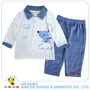Autumn long sleeve printed kids boy cotton softness clothing set