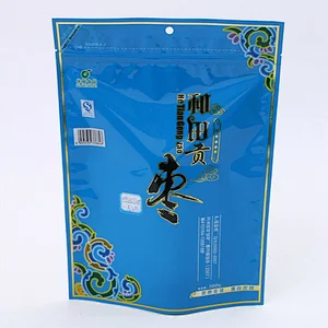 The custom color printing PE bag is used for jujube packaging