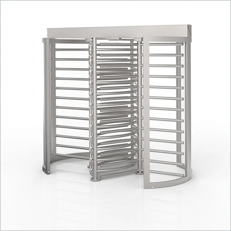 Speed Gate Cross Security Products Full Height Turnstile For Office Building Access Control