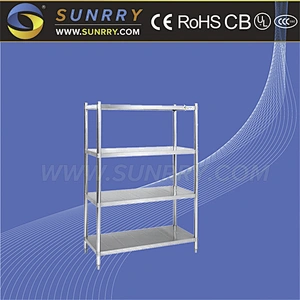Stainless Steel Kitchen Wall Shelf/Commodity Shelf/Advertising Display Supermarket Shelf (SY-RK412P SUNRRY)