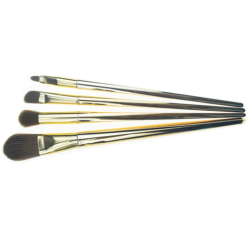 4pcs cosmetic makeup brush set hot higher quality foundation brush costom makeup brushes