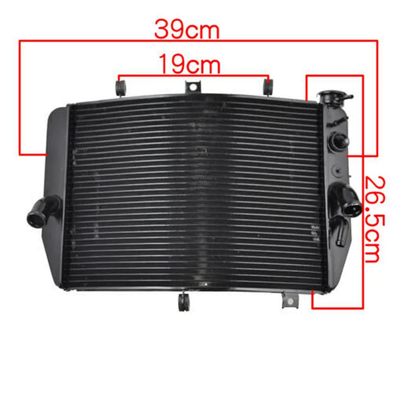 Motorcycle Aluminium Engine Cooling Radiator for SUZUKI GSXR600 GSXR-600 04-05